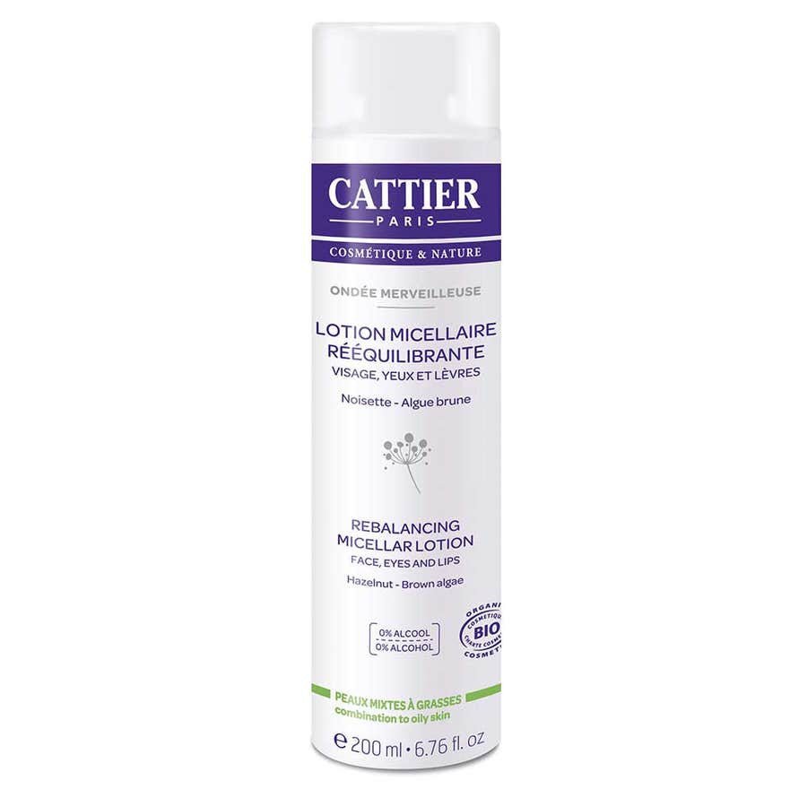 Cattier Ondee Merveilleuse Rebalancing Micellar Lotion 200ml (6.76fl oz) - FrenchBeautyHub