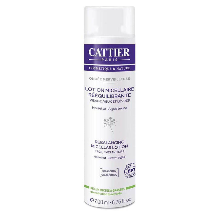 Cattier Ondee Merveilleuse Rebalancing Micellar Lotion 200ml (6.76fl oz) - FrenchBeautyHub