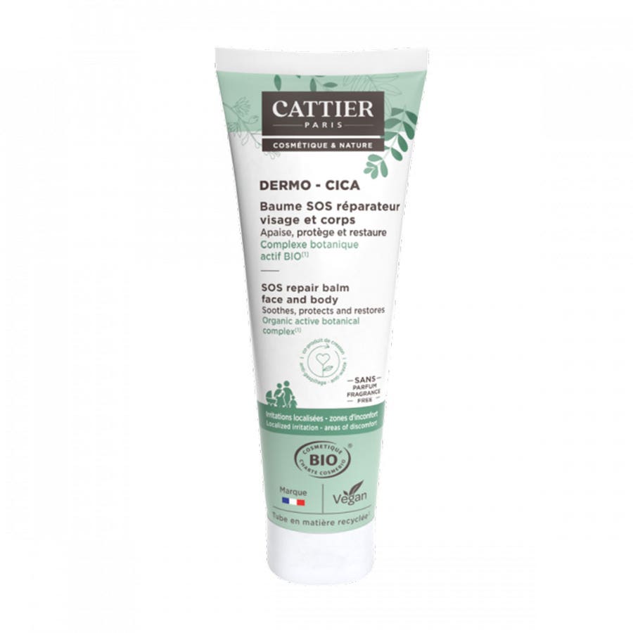 Cattier SOS Repair Balm Face & Body 40ml (1.35fl oz) - FrenchBeautyHub