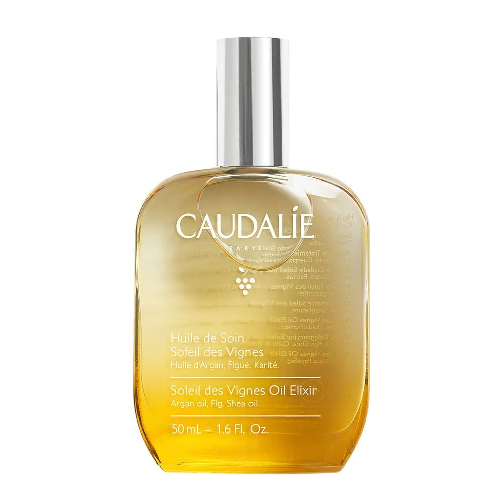 Caudalie Soleil Des Vignes Oil Elixir - Nourishing Sun Care Oil with Argan Oil, Fig, and Shea - FrenchBeautyHub