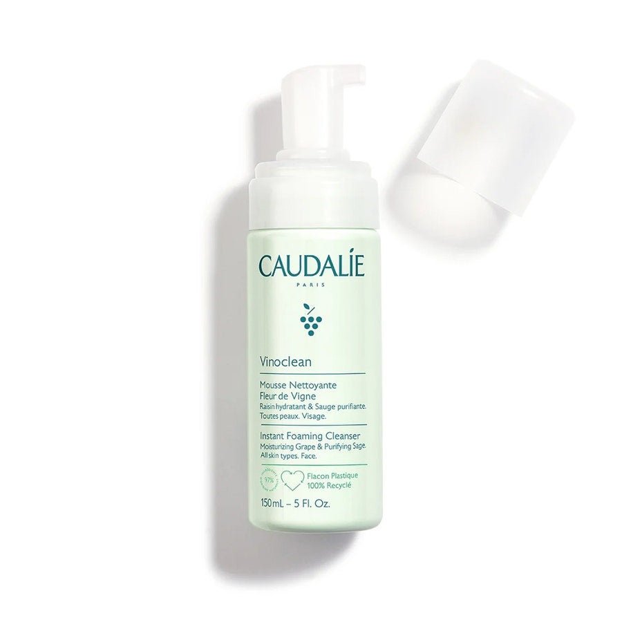 Caudalie Vinoclean Cleansing Foam Fleur de Vigne 150ml (5.07 fl oz) - FrenchBeautyHub