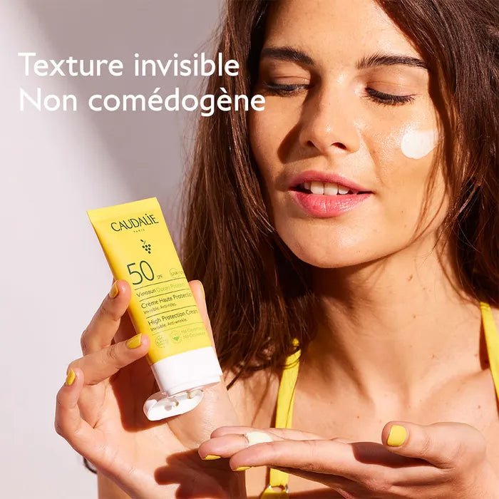 Caudalie Vinosun Protect High Protection Cream SPF50 50ml (1.69fl oz) - FrenchBeautyHub