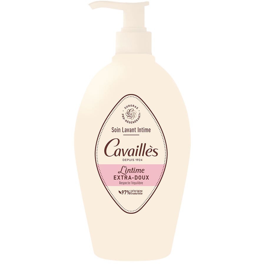 Cavaillès Intimate Dryness Ultra - soft Cleansing Care 500ml (16.91fl oz) - FrenchBeautyHub