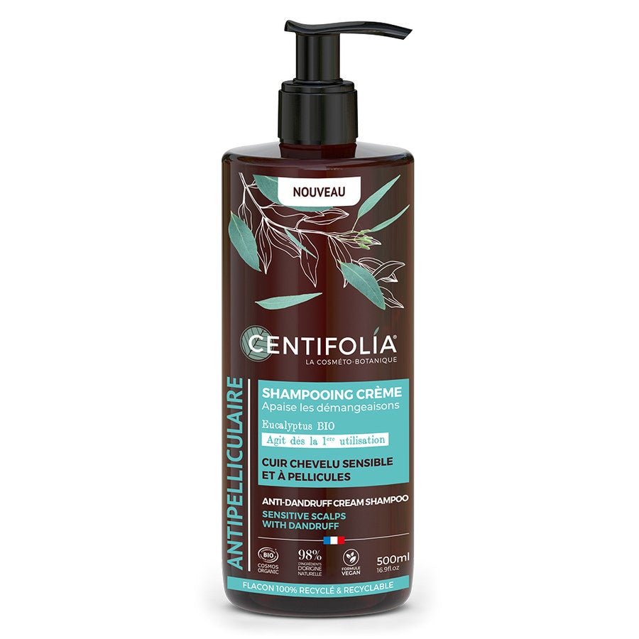Centifolia Anti - dandruff Cream Shampoo Sensitive scalp 500ml (16.90fl oz) - FrenchBeautyHub