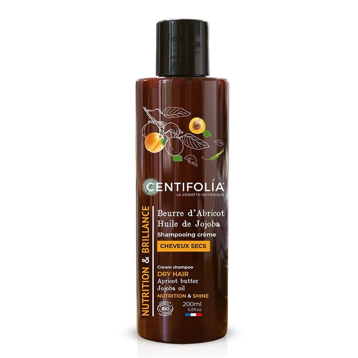 Centifolia Cream Shampoo for Dry Hair with Apricot Butter & Jojoba Oil - FrenchBeautyHub
