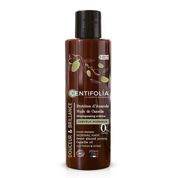 Centifolia Cream shampoo normal hair Sweet Almond Proteins /Camelia 200ml (6.76fl oz) - FrenchBeautyHub