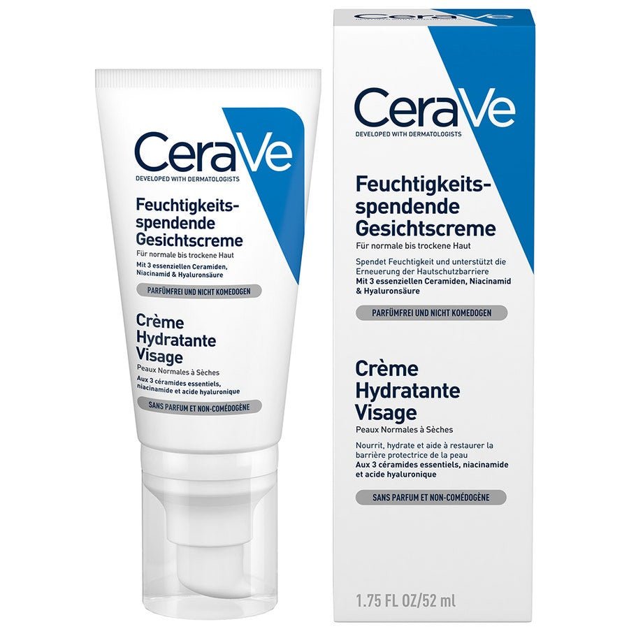 Cerave Face Hydrating Face Cream 52ml (1.75fl oz) - FrenchBeautyHub