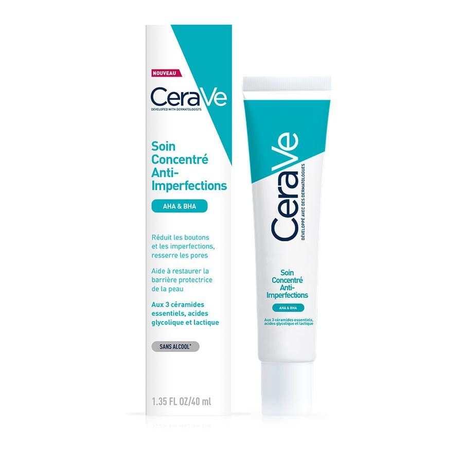 Cerave Face Soin Concentr Anti - Imperfections Blemished and acne - prone skin 40ml (1.35fl oz) - FrenchBeautyHub