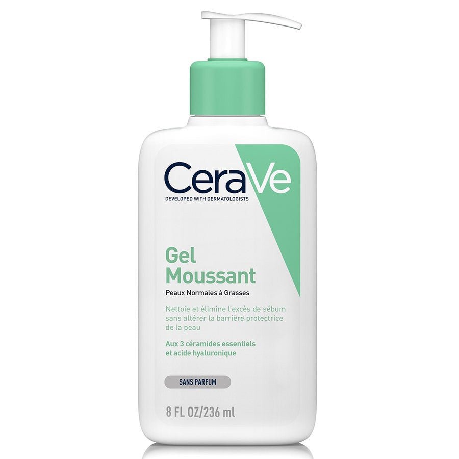 CeraVe Foaming Cleanser for Normal to Oily Skin - FrenchBeautyHub