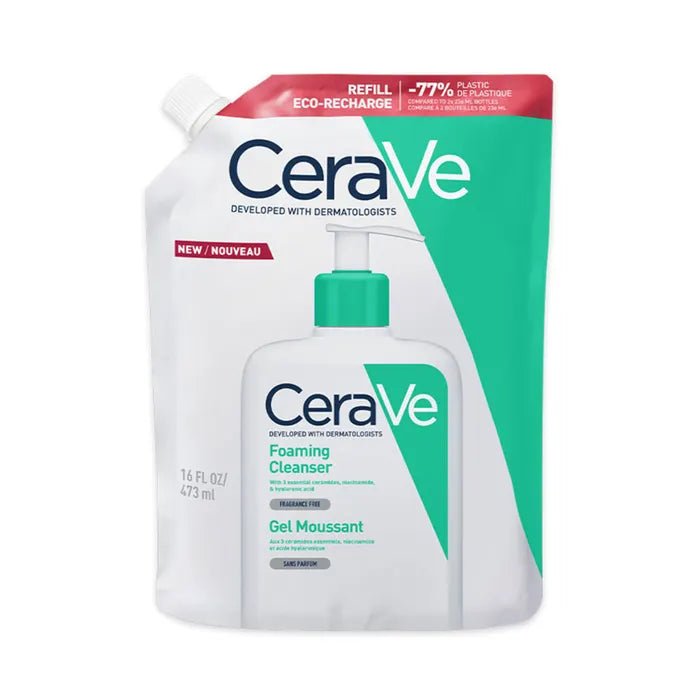CeraVe Foaming Cleanser for Normal to Oily Skin - FrenchBeautyHub