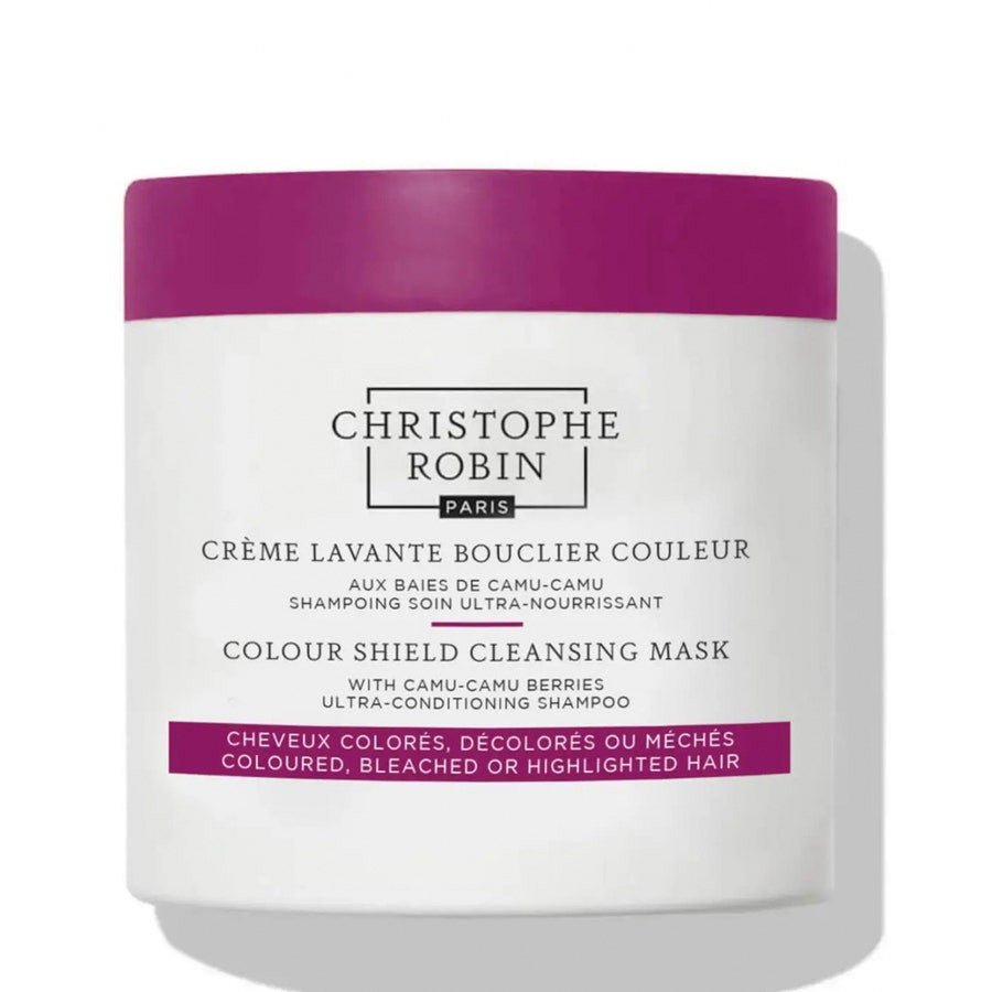 Christophe Robin Colour Shield Ritual Camu - Camu Berry Cleansing Cream Coloured, bleached or highlighted hair 250ml (8.45fl oz) - FrenchBeautyHub