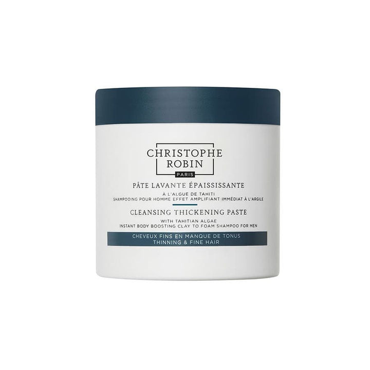 Christophe Robin Thickening Wash Paste with Tahitian Seaweed Man 250ml (8.45fl oz) - FrenchBeautyHub