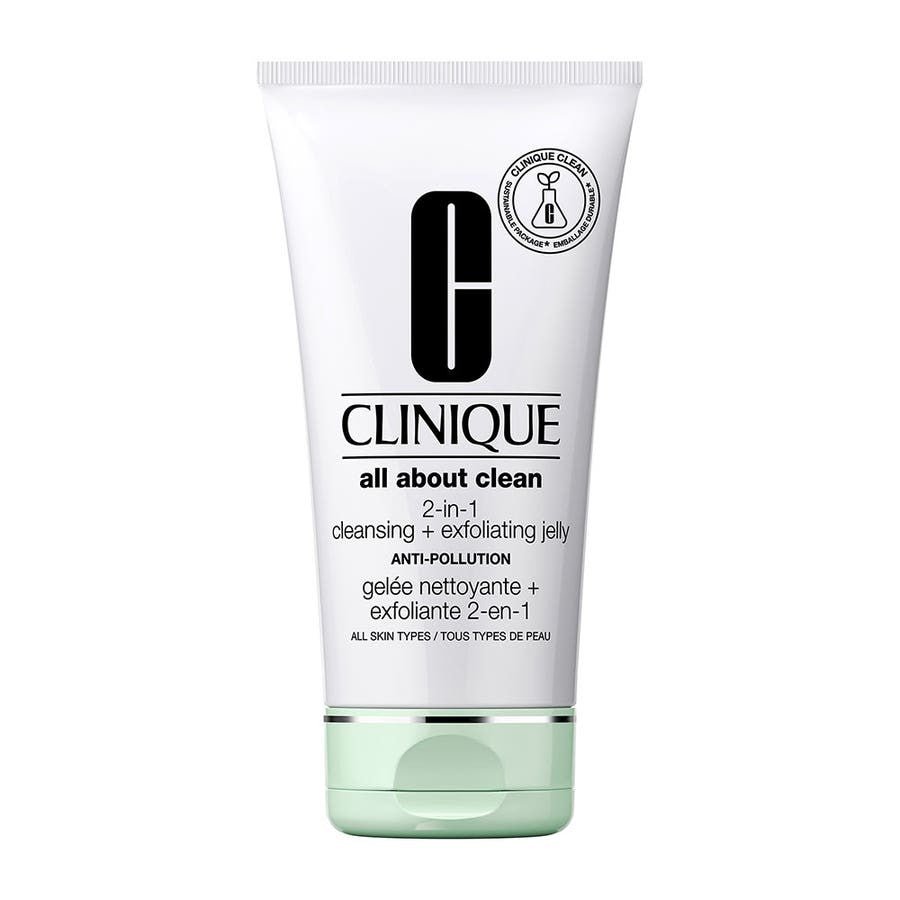 Clinique All About Clean 2 in 1 Cleansing + Exfoliating Gelee 150ml (5.07fl oz) - FrenchBeautyHub