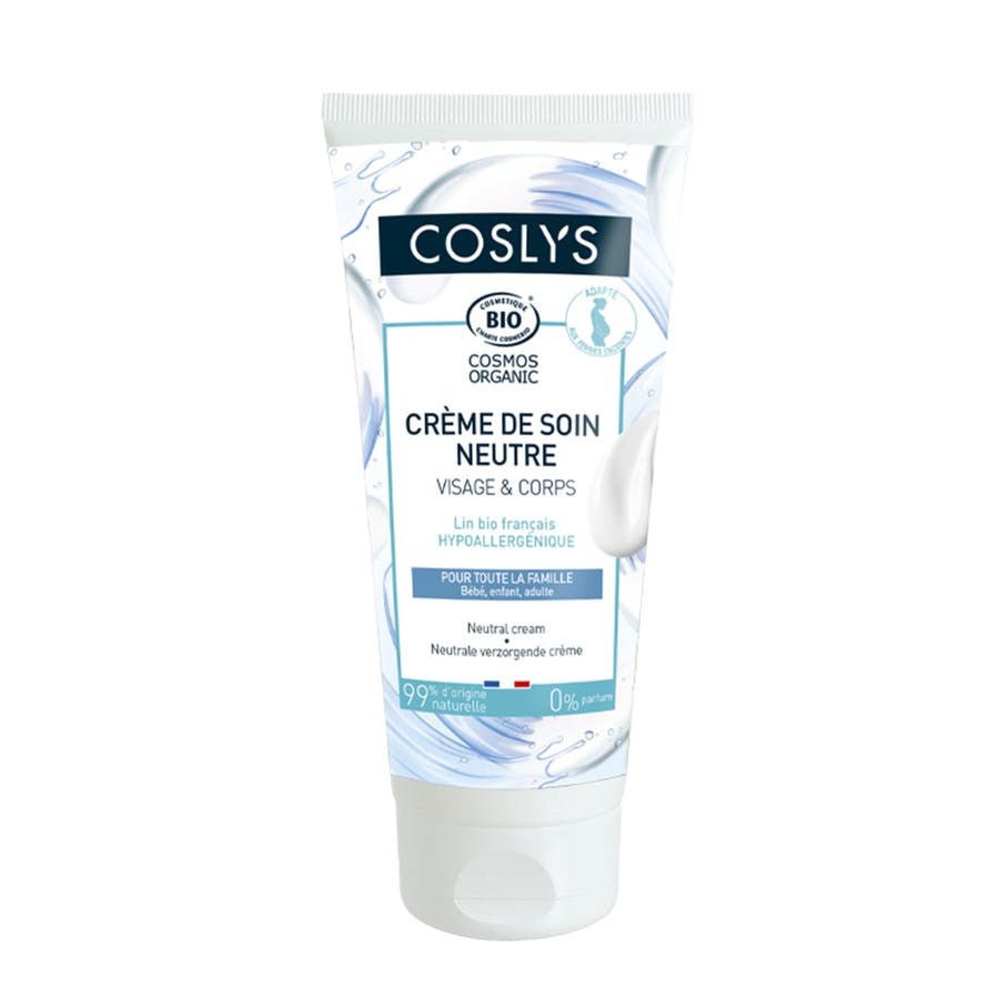 Coslys Body Organic neutral skincare cream Pour toute la famille 200ml (6.76fl oz) - FrenchBeautyHub