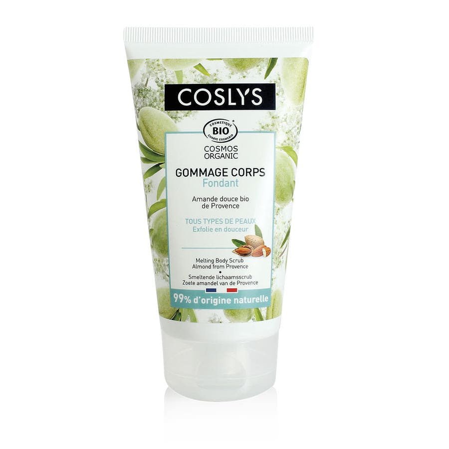 Coslys Organic Melting Body Scrub With Sweet Almond 150g (5.07 oz) - FrenchBeautyHub