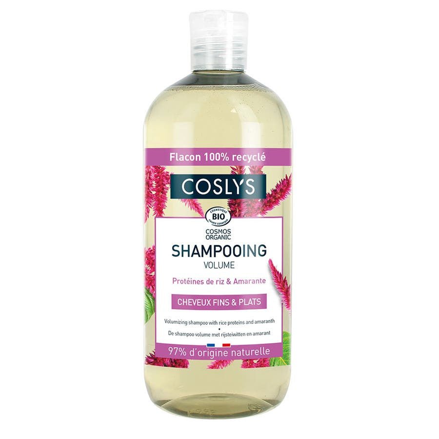 Coslys Organic Voluminizing Shampoo thin & flat hair 500ml (16.90fl oz) - FrenchBeautyHub