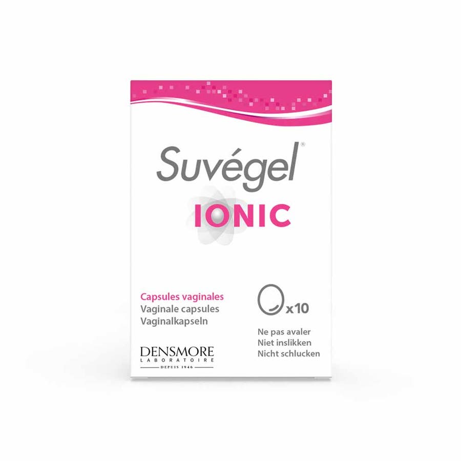 Densmore Suveal Suvegel Ionic 10 Vaginal Capsules 10 capsules - FrenchBeautyHub