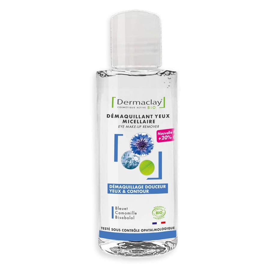 Dermaclay Gentle Organic Micellar Eye Cleanser 150ml (5.07fl oz) - FrenchBeautyHub