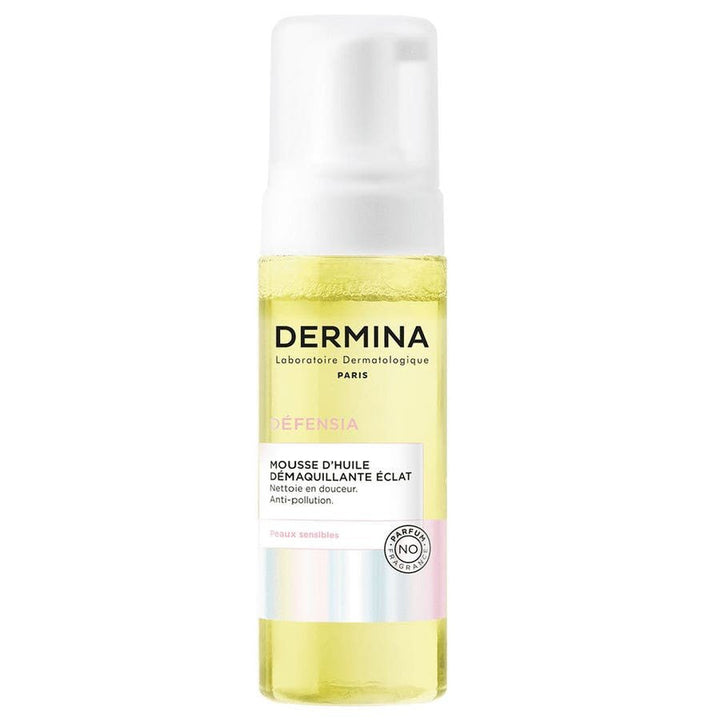 Dermina Defensia Radiance Cleansing Oil Mousse 150ml (5.07fl oz) - FrenchBeautyHub