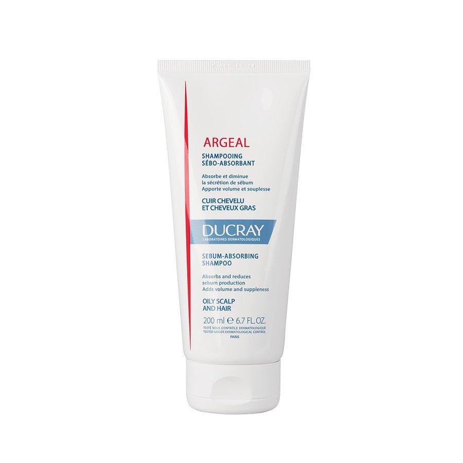 Ducray Argeal Sebum - Absorbing Treatment Shampoo 200ml (6.76fl oz) - FrenchBeautyHub