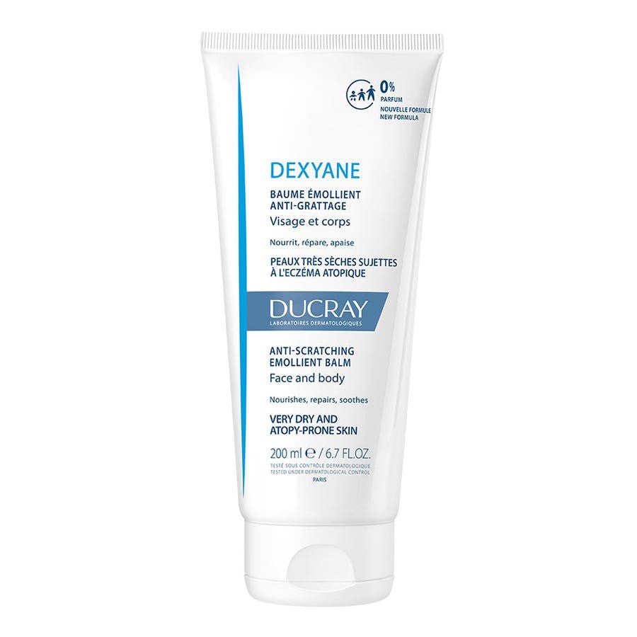 Ducray Dexyane Anti - Scratch Emollient Balm for Very Dry Skin Prone to Atopic Eczema 200ml (6.76 fl oz) - FrenchBeautyHub