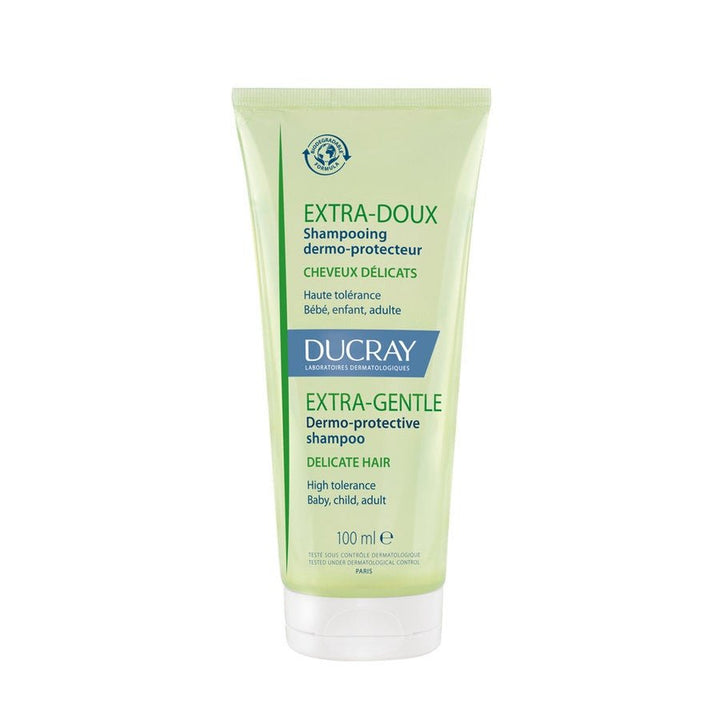 Ducray Extra - Doux Dermo - Protective Shampoo for Delicate Hair - FrenchBeautyHub