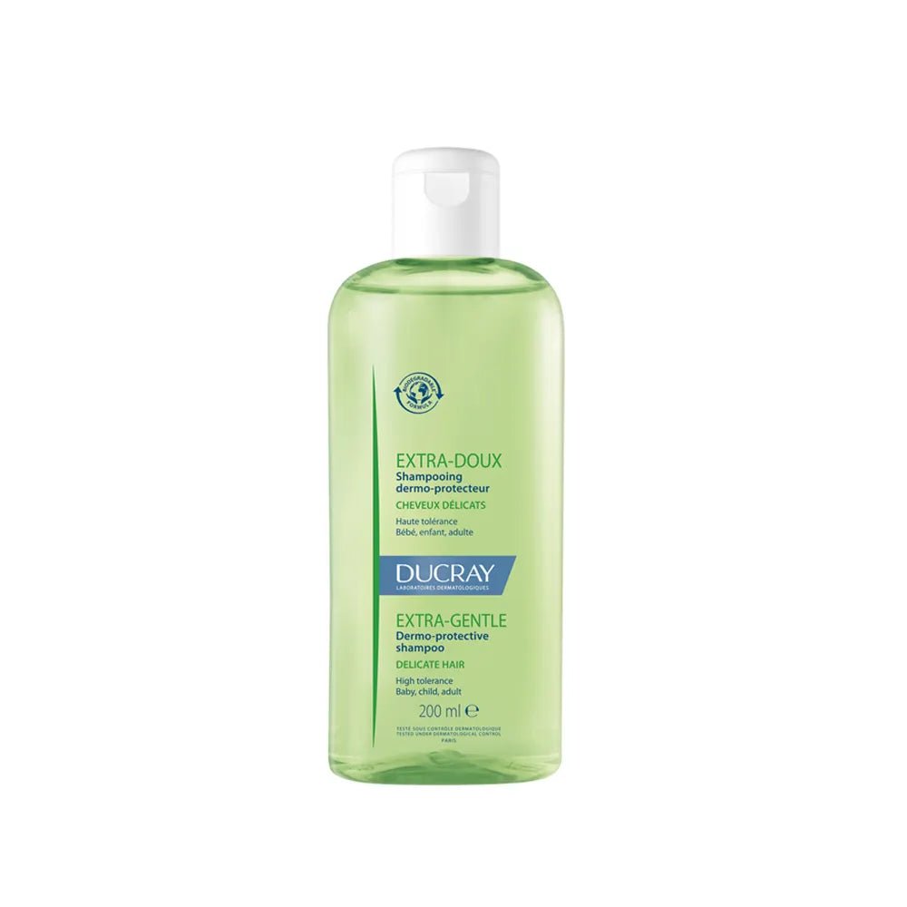 Ducray Extra - Doux Dermo - Protective Shampoo for Delicate Hair - FrenchBeautyHub