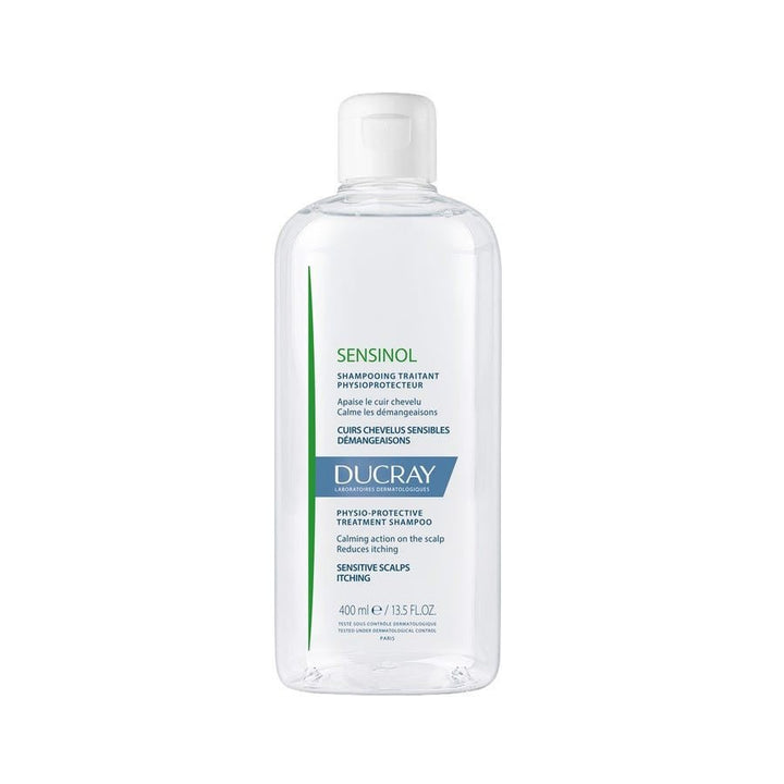 Ducray Sensinol Physio - Protective Treatment Shampoo for Sensitive and Itchy Scalps - FrenchBeautyHub
