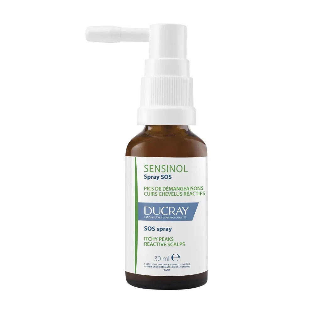 Ducray Sensinol SOS Spray Itchy Peaks Reactive Scalp 30ml (1.01fl oz) - FrenchBeautyHub