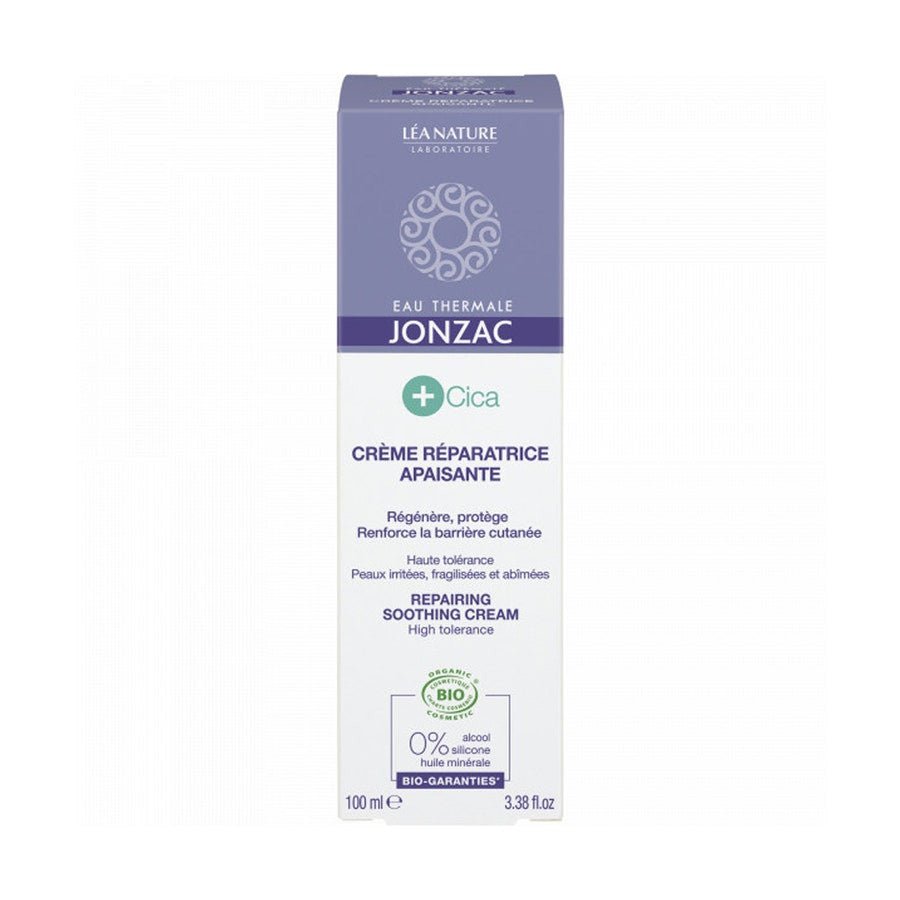 Eau thermale Jonzac +Cica Soothing Repair Cream 100ml (3.38fl oz) - FrenchBeautyHub