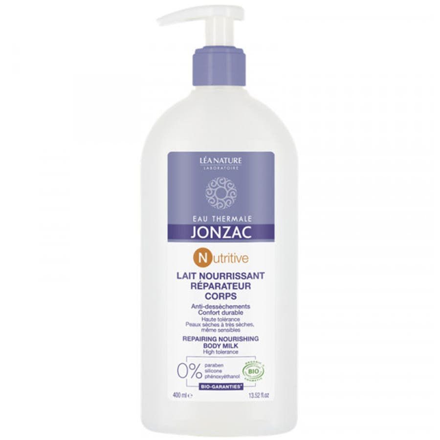Eau thermale Jonzac Organic Repairing Body Milk dry skin 400ml (13.52fl oz) - FrenchBeautyHub