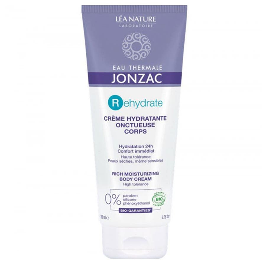 Eau Thermale Jonzac Rehydrate Organic Creamy Body Moisturizer 200ml (6.76 fl oz) - FrenchBeautyHub