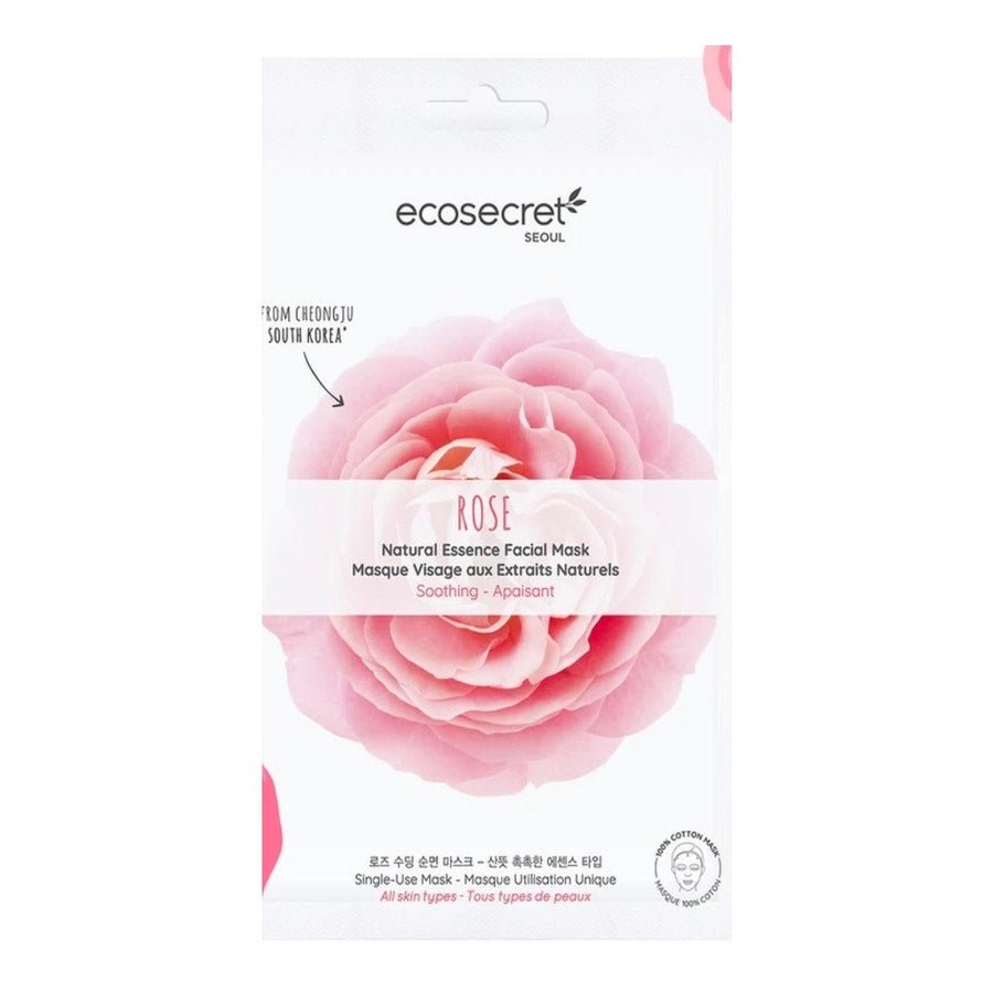 Eco Secret Soothing Face Masks With Natural Rose Extracts 20ml (0.67fl oz) - FrenchBeautyHub