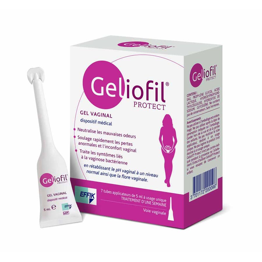 Effik Geliofil Classic Vaginal Gel 7 X 5ml x7 (0.17fl oz x7) - FrenchBeautyHub