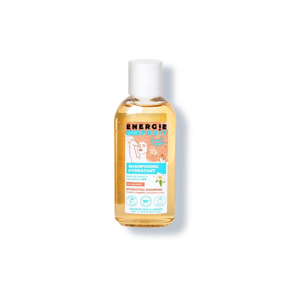 Energie Fruit Organic Monoi & Macadamia Oil Sulfate Free Shampoo Dry & Damaged Hair 75ml (2.53fl oz) - FrenchBeautyHub