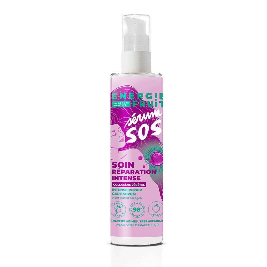 Energie Fruit SOS Hair Serum Intense Repair Plant Collagen 75ml (2.53 fl oz) - FrenchBeautyHub