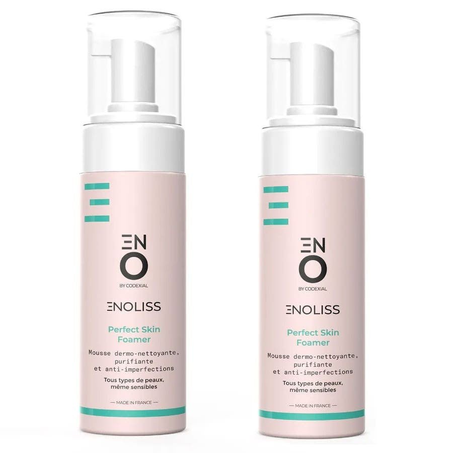 ENO Laboratoire Codexial Enoliss Perfect Skin Foamer Dermo - Cleaning Foam Perfect Skin Foamer All Skin Types 150ml x2 (5.07fl oz x2) - FrenchBeautyHub