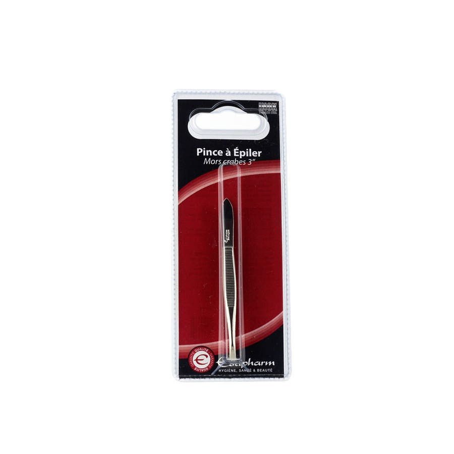Estipharm 3 - Inch Tweezers with Crab Jaws, 1 Unit - FrenchBeautyHub