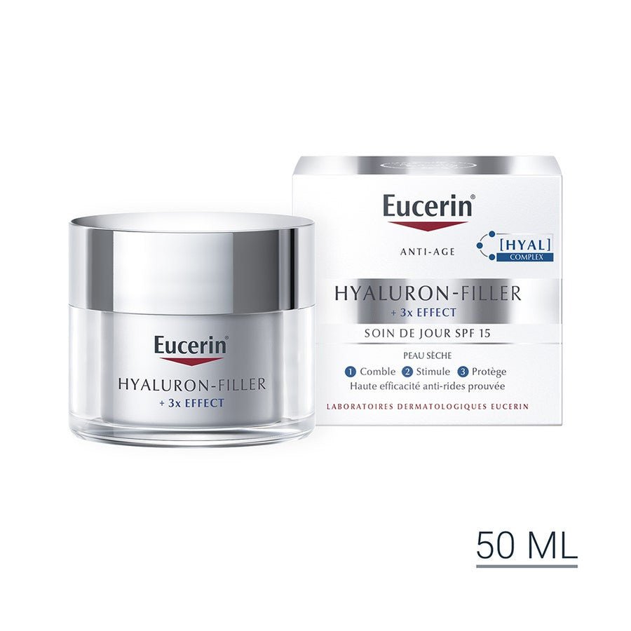 Eucerin Hyaluron - Filler + 3x Effect Daily Care Dry Skins 50ml (1.69fl oz) - FrenchBeautyHub