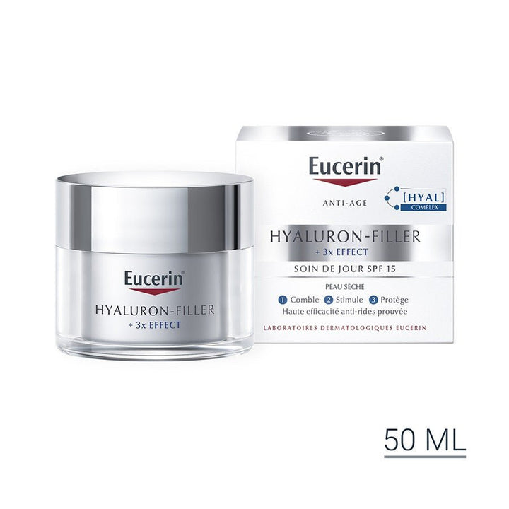 Eucerin Hyaluron - Filler + 3x Effect Daily Care Dry Skins 50ml (1.69fl oz) - FrenchBeautyHub