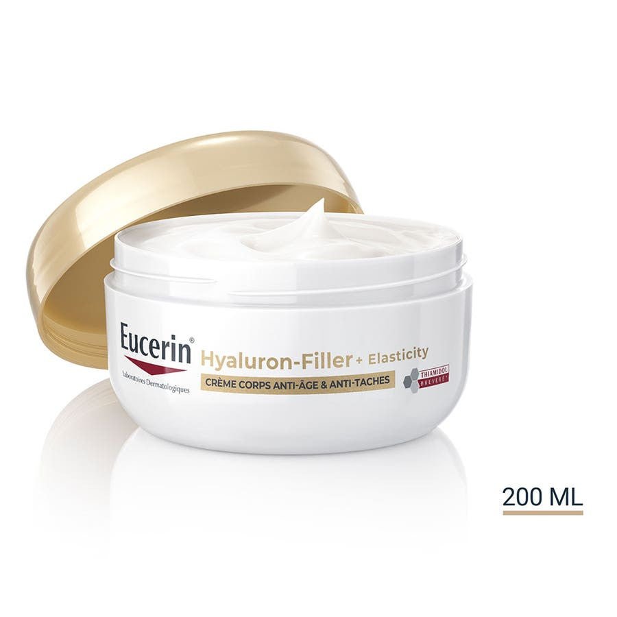 Eucerin Hyaluron - Filler + Elasticity Anti Age and Anti Blemish Body Cream 200ml (6.76fl oz) - FrenchBeautyHub