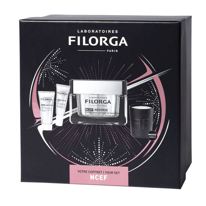 Filorga Ncef - Reverse Giftboxes With Mini Candle - FrenchBeautyHub