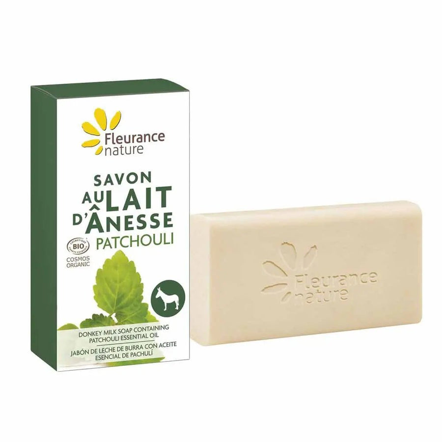 Fleurance Nature Organic Patchouli Asses Milk Soap 100ml (3.38fl oz) - FrenchBeautyHub