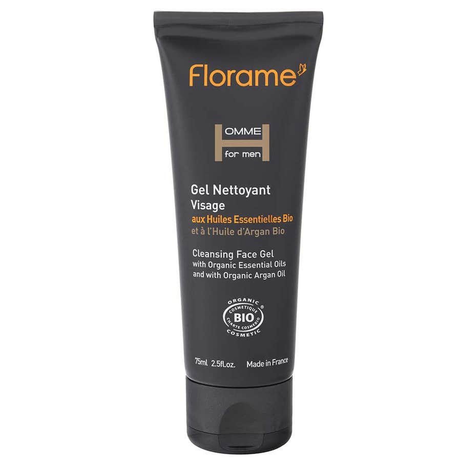 Florame Homme For Men Cleansing Face Gel 75ml (2.53fl oz) - FrenchBeautyHub