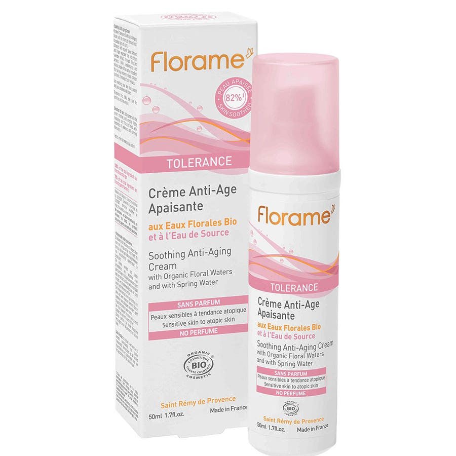 Florame Organic Anti Ageing Soothing Cream 50ml (1.69fl oz) - FrenchBeautyHub