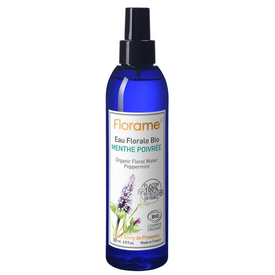 Florame Organic Peppermint Floral Water 200ml (6.76fl oz) - FrenchBeautyHub