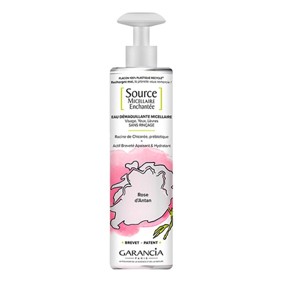 Garancia Source Micellaire Enchante Rose bottle 400ml (13.52fl oz) - FrenchBeautyHub