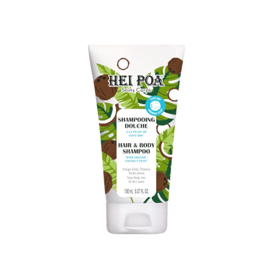 Hei Poa Organic Coco Shower Shampoo 150ml (5.07fl oz) - FrenchBeautyHub