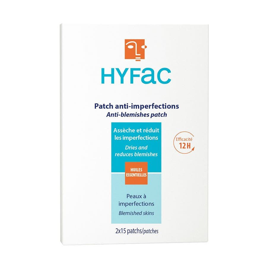 Hyfac Patch Special For Blemishes 2 Sachets Of 15 Patches - FrenchBeautyHub
