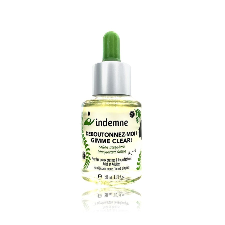 Indemne Gimme Clear! Lotion for spots and imperfections 30ml (1.01fl oz) - FrenchBeautyHub